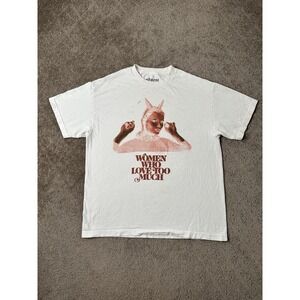 Mens Tshitr Absent Women Who Love Too Much Tee White, Skateboard Style Size XL